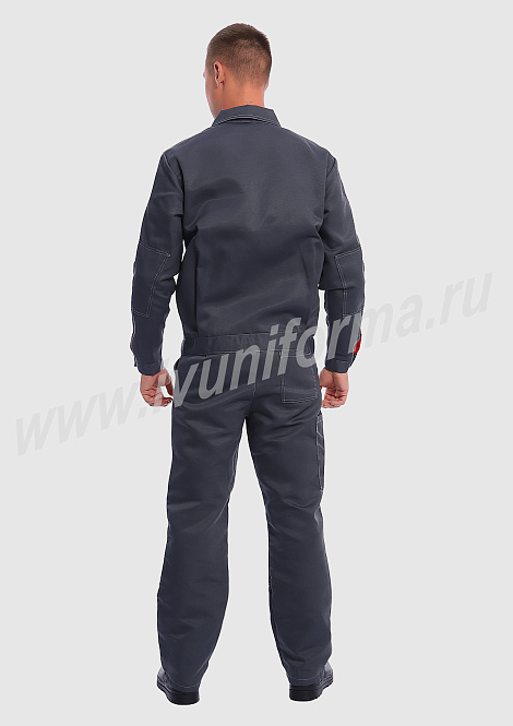 Костюм рабочий мужской (с брюками) арт. Р-02-91-ГР