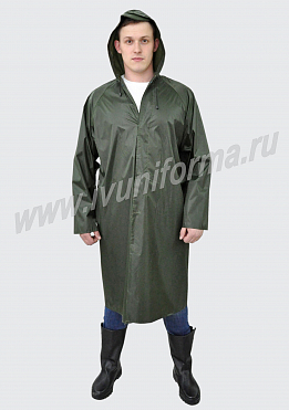 Плащ влагозащитный унисекс арт. Р-22-02-ПВХ