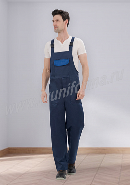Полукомбинезон рабочий мужской арт. Р-05-138-ГР